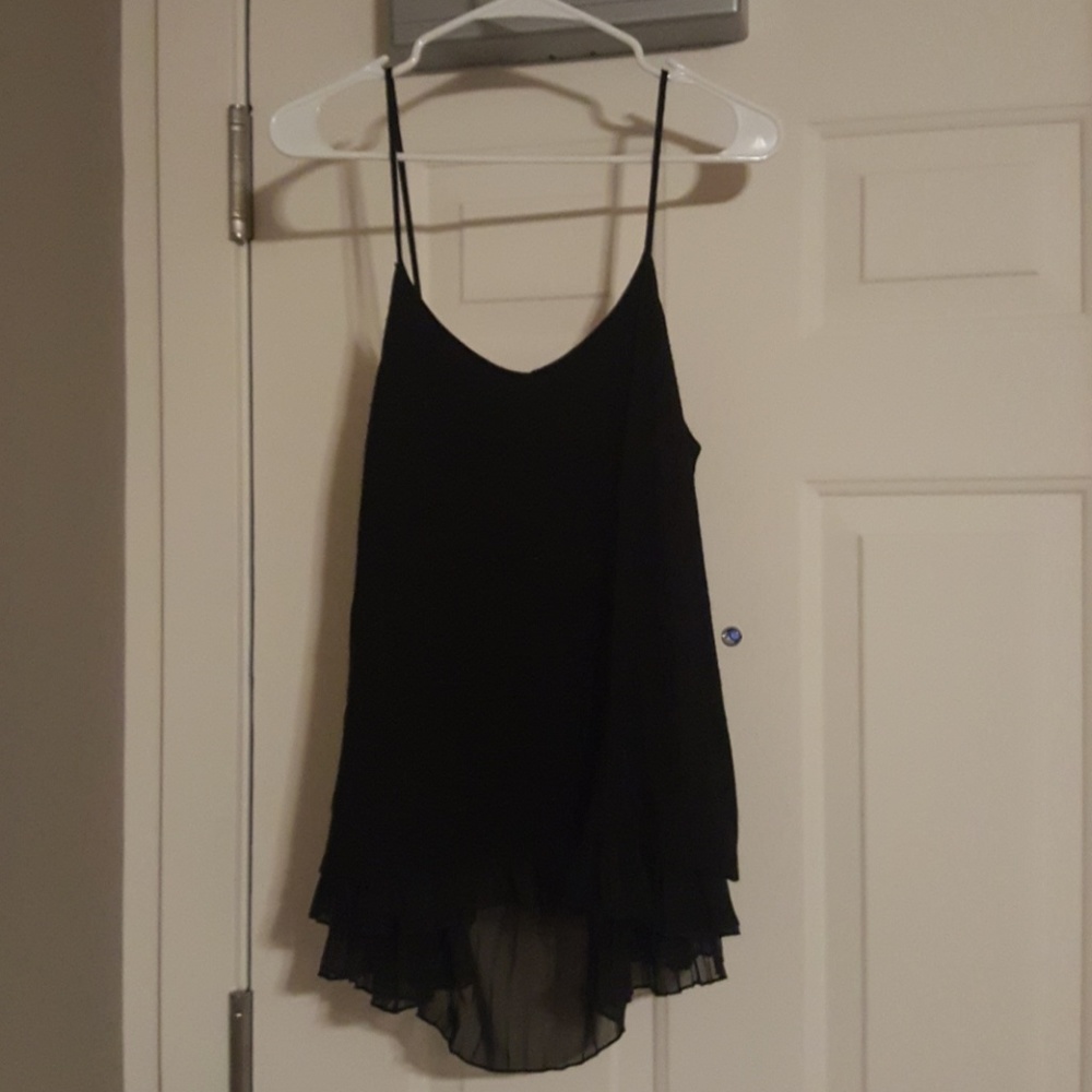 Black tank top